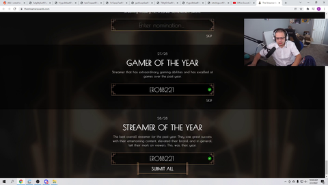 Erobb on Streamer Awards