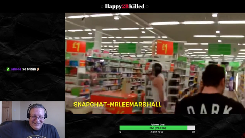 Wholesome streamer laughs at a video :'D