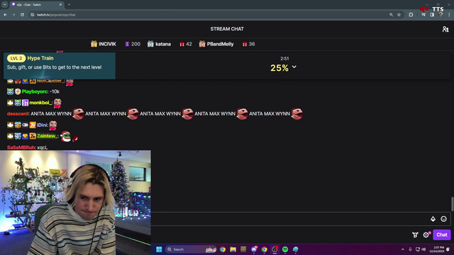 xqc reviews his accounting books after buying gifts