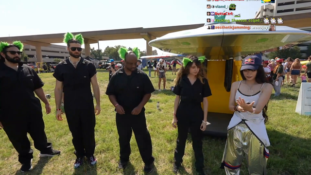Emiru & her team practice their dance for Flugtag!