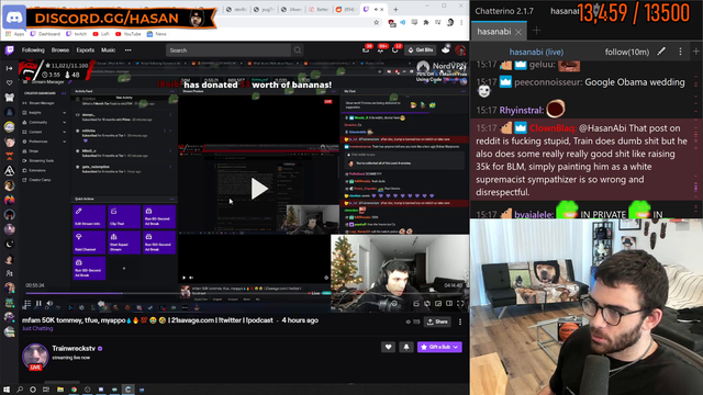 Hasan Thinks Train is a misogynist.