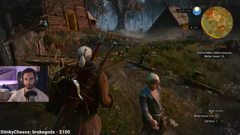 NymN turns on playsounds while playing witcher on the easiest difficulty
