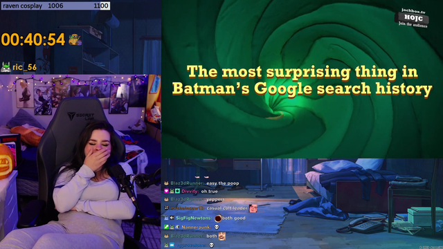 Batman's search history