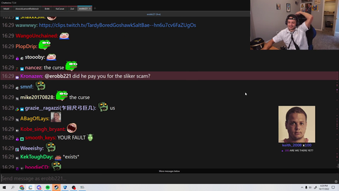 Erobb lend money to Sliker and he wants him to pay him back.