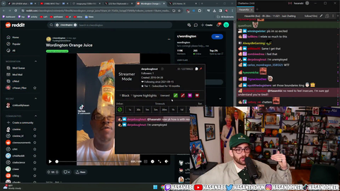 Hasan's thoughts the working class: "A real job ... doesn't suck the soul out of you in the same way that ... streaming absolutely will."