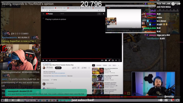 YourRAGE reacts to Destiny's unhinged response to his comments
