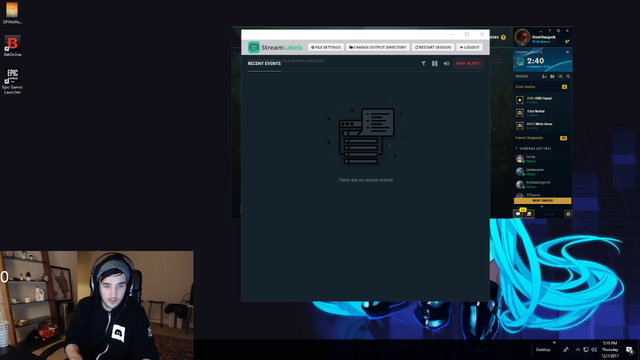 Mitch is banned in his old account's chat
