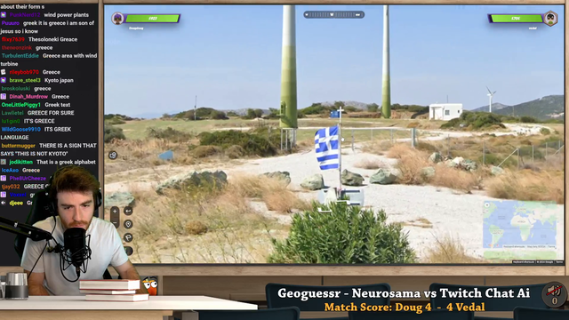 DougDoug's AI is great at GeoGuessr