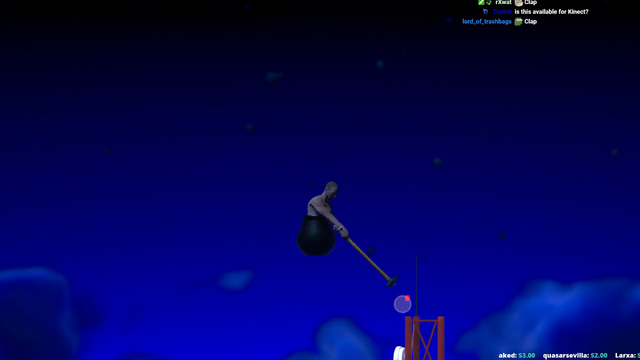 Distortion celebrates a little too soon playing Getting Over It.