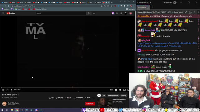 Hasan, JPEGMAFIA and Myth react to Black. White.