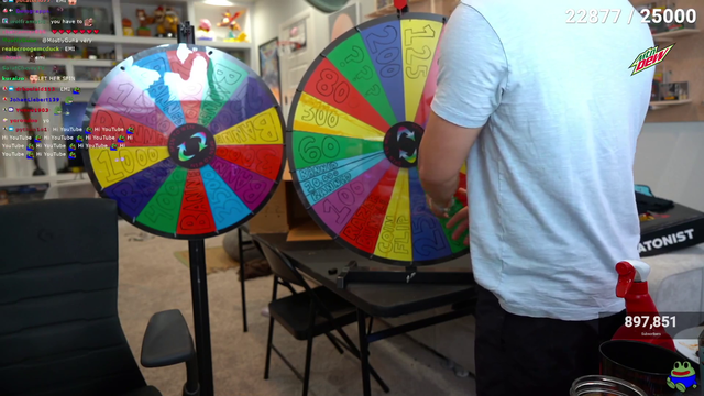 Emi spins the wheel and now Miz has to give his stream key to a viewer