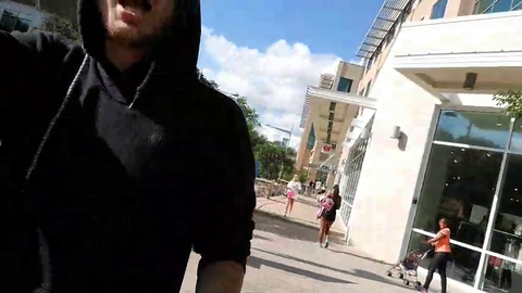 Mitch gets pulled onto a partybus.