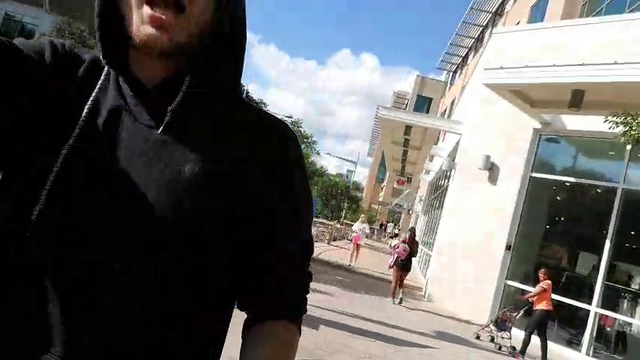 Mitch gets pulled onto a partybus.