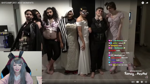 Emiru recognizes Cyr's pyjamas