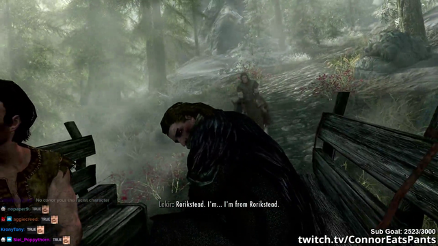 Connor gets the Skyrim experience less than 2 minutes in