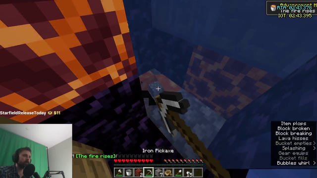 Forsen searches for lava