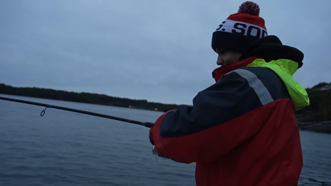 Nick Catches Fish