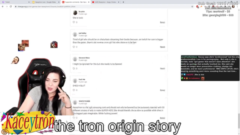 Kaceytron reads old hate comments from her League of Legends days.