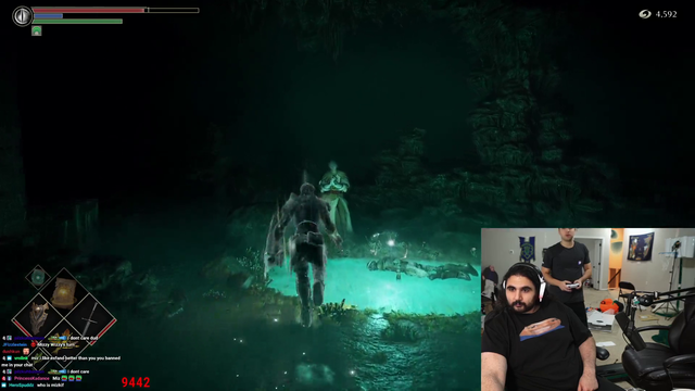 Mizkif ruins Esfand's Demon's Souls playthrough 1 minute after being handed the controller