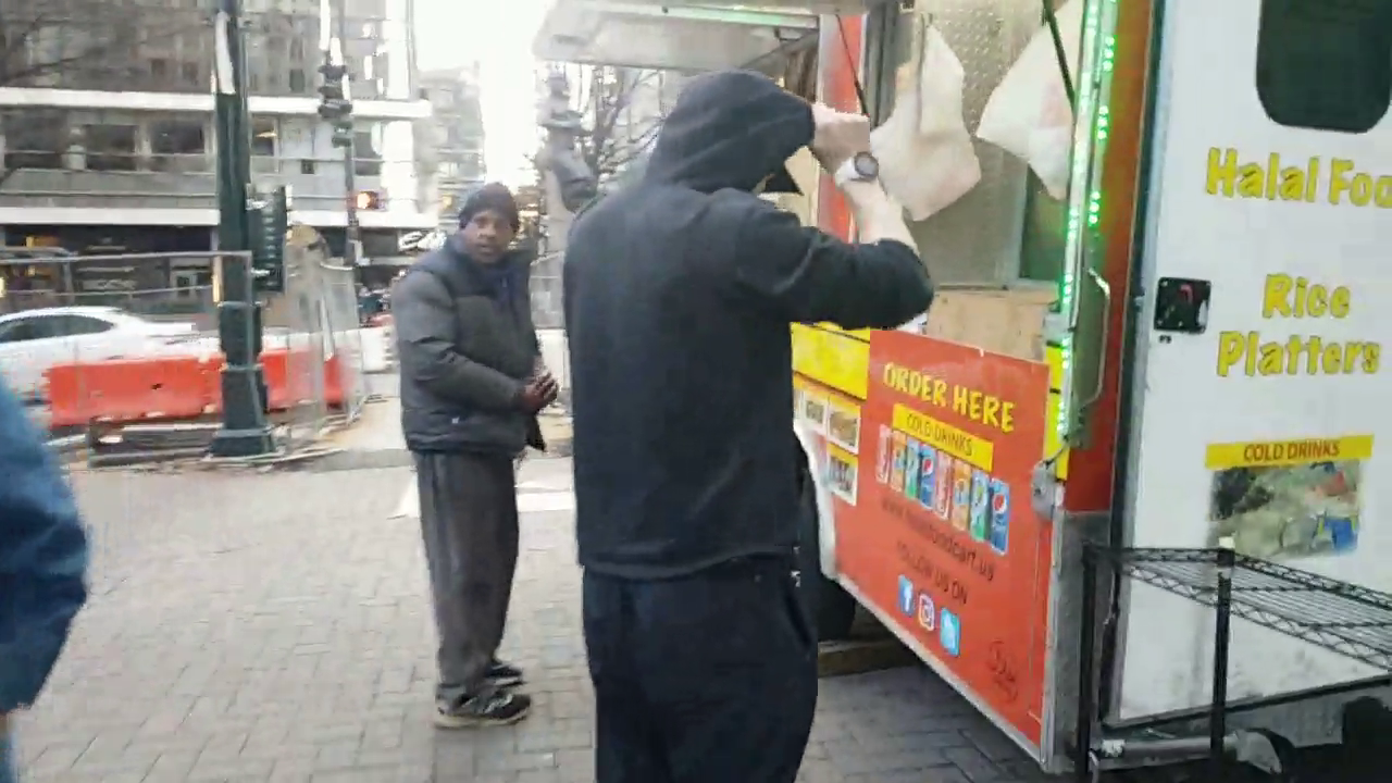 Crazy dude just wants a cigarette