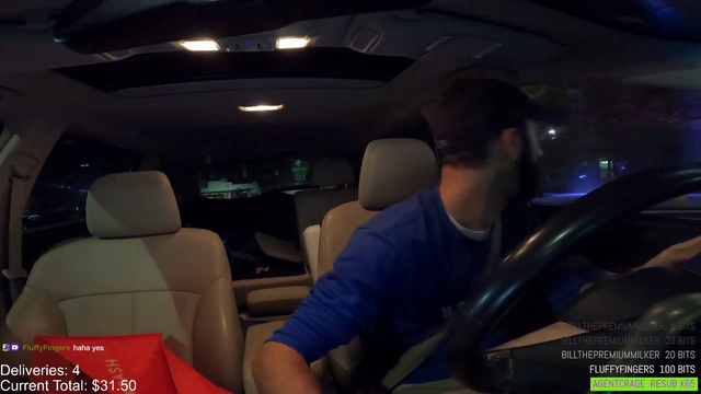 JLongoPoker films police foot chase while Doordashing