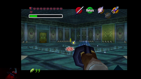 Guy beats the water temple in Zelda OOT with voice command