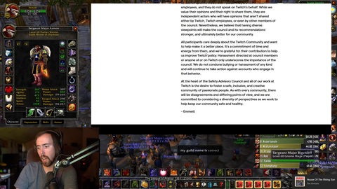 Asmongold on Positions of Power regarding the Twitch Deer