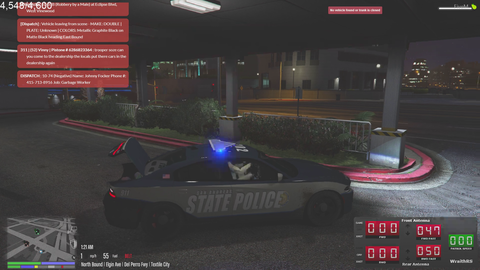 Fancy night for a jog ain't it officer?