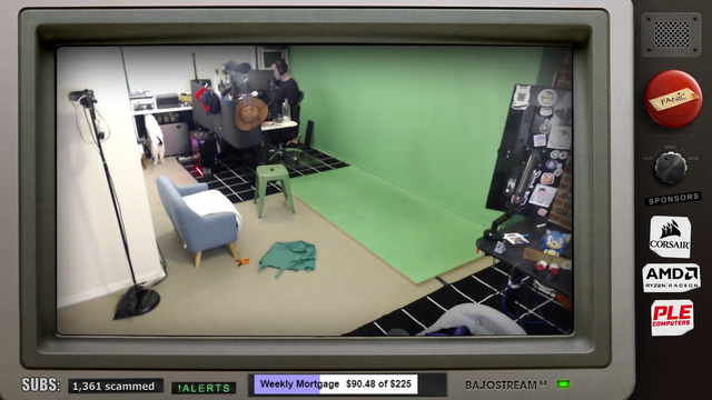 Bajo's cat ends the stream... literally.