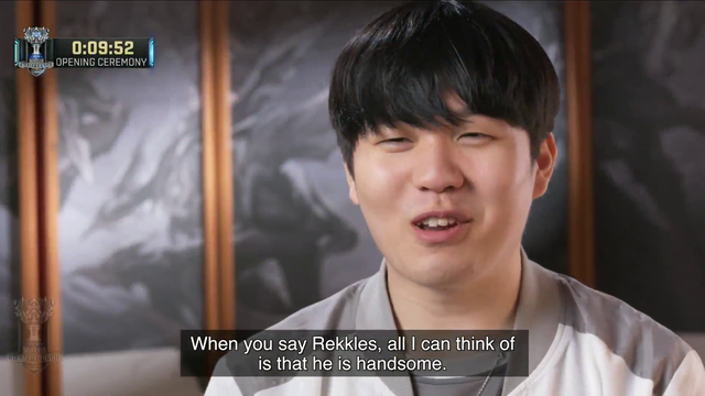Korean LOL player on Rekkles - Worlds 2018