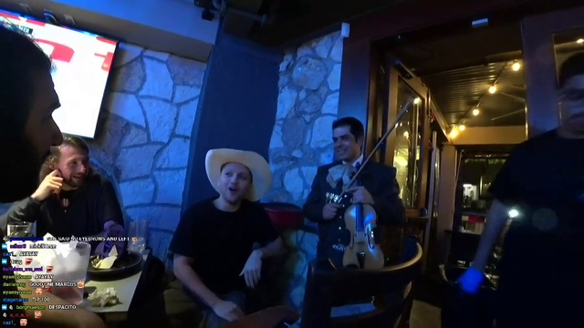 EsfandTV and Mizkif get mariachi member to play violin