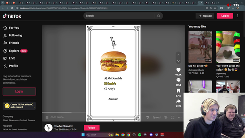 xQc and Jesse play a competitive game of trivia