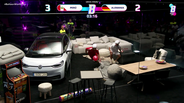 Incredible point in the Ibai Balloon World Cup final (Peru vs. Germany)