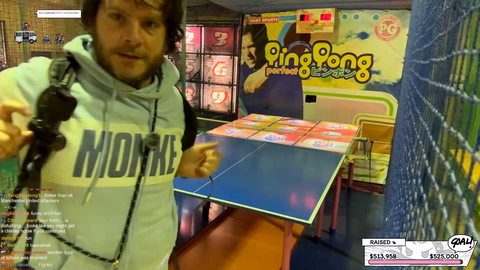 PremierTwo gets his hardest Ping Pong workout of his life