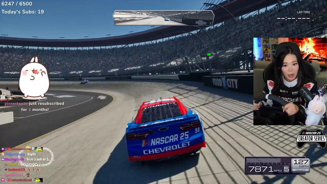 Emily’s First Time Driving a NASCAR Car