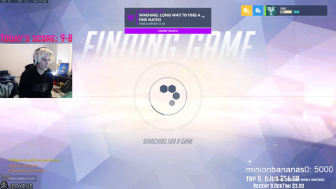 xQc concludes overwatch featuring Tyler1
