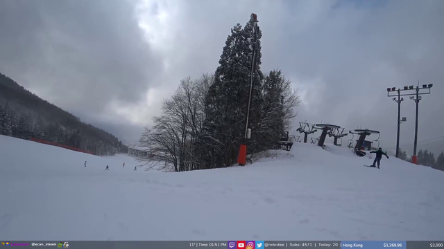 Angle of Shibuya rescues a trapped snowboarder