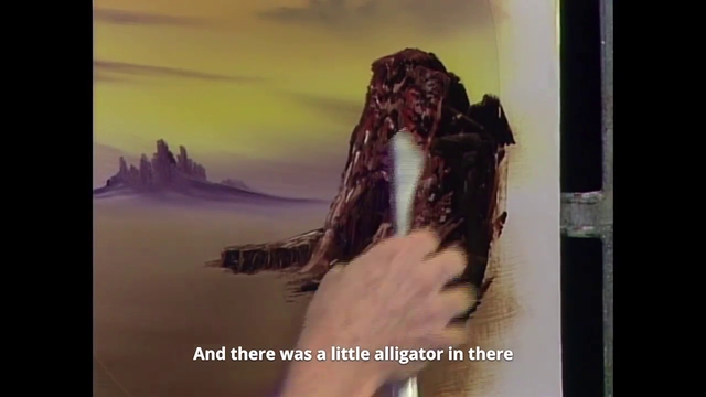 Bob Ross tells the alligator story