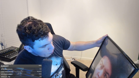 Trainwrecks noticed he is going bald
