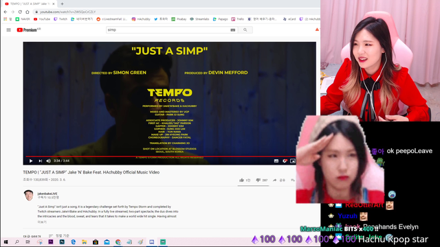Jakenbake's and HAchu's simp song doing WORK