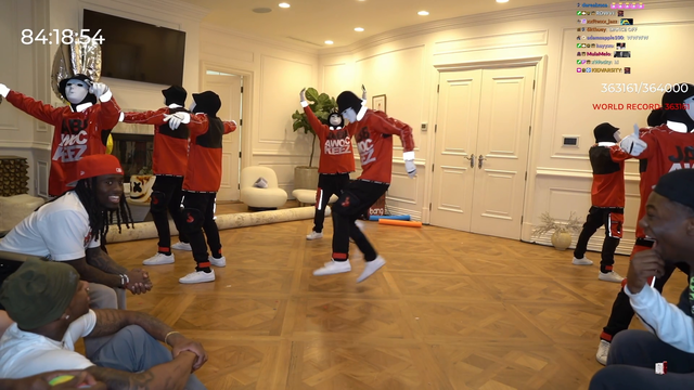Jabbawockeez makes an appearance