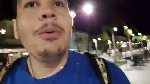 Greek fist bumps a genuinely wholesome fan