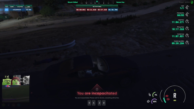 Cornwood rescues Max & Siobhan from a car crash
