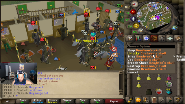 Tyler accidentally discovers hidden dev tools where he can spawn any item minutes before the DMM finale