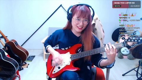 Naruto The Rising Fighting Spirit played on the guitar