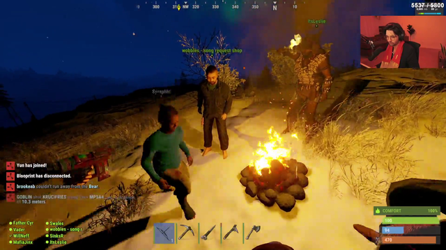 A lil beatboxing around the campfire