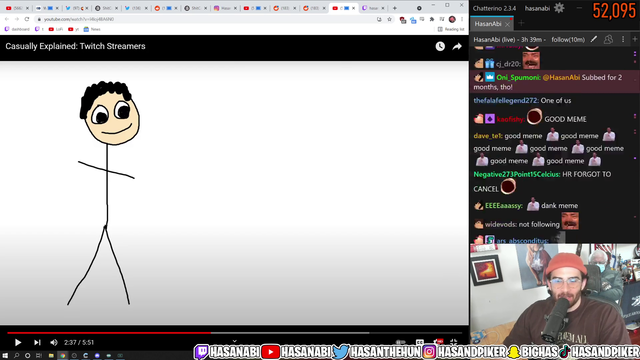 Hasan plays his part perfectly!
