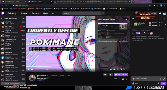 75 months tier 3 Pokimane sub "BUG"
