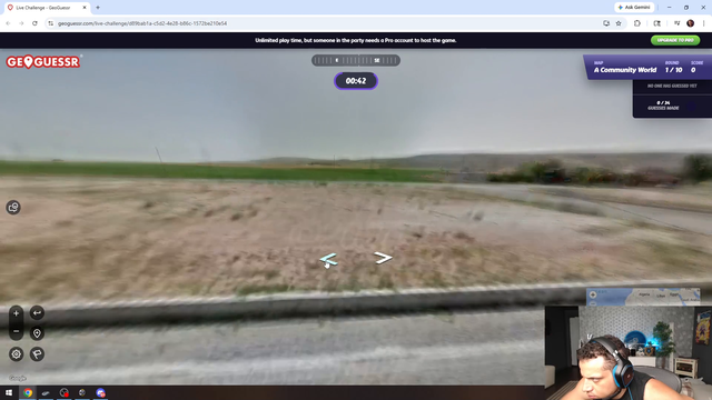 Strong start by Tyler and Erobb for the Geoguessr tournament