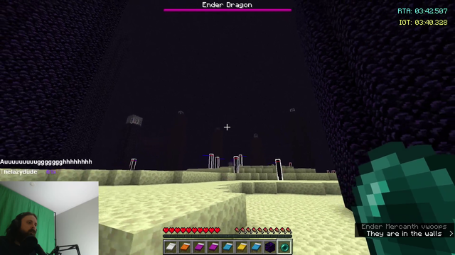 Forsen patiently waiting for the dragon to land